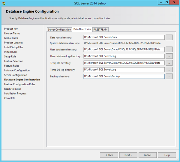 install sql server 2014 standard