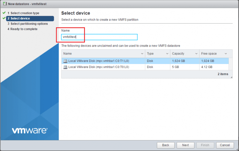 How to Create VMFS 6 Datastore in VMware vSphere 6.5 - Virtualization Howto