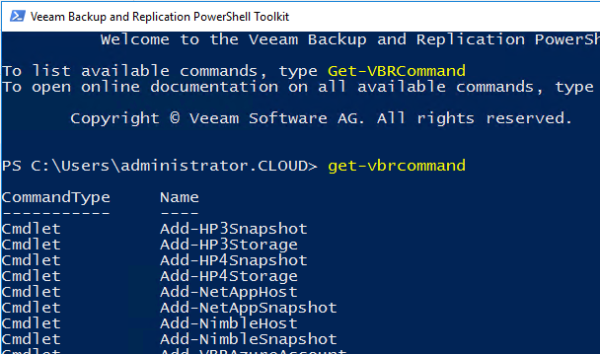 Оснастка veeampssnapin windows powershell не установлена на данном компьютере