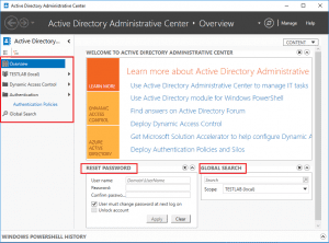 active directory administrative center windows 10