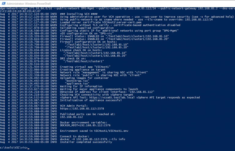 Configuring VMware vSphere Integrated Containers - Virtualization Howto