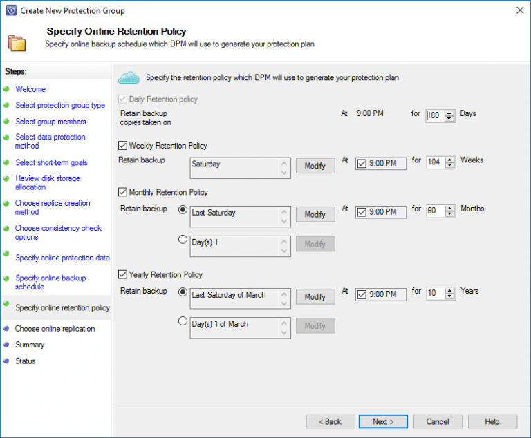 Vmware data protection настройка