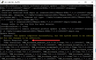 Upgrade To ESXi 7 With Commandline Using Offline Bundle ...