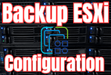Backup esxi configuration