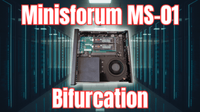 Minisforum ms 01 bifurcation options