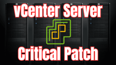 Vcenter server critical patch