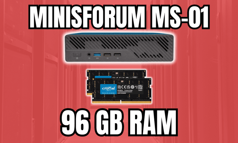 Minisforum ms 01 96 gb ram