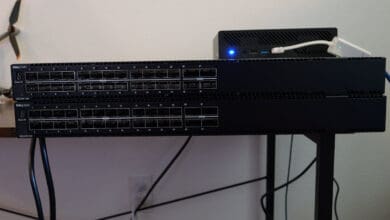 Dell s5224f on switches on the workbench