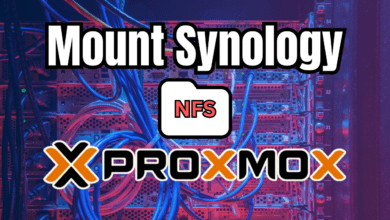 Mount synology proxmox nfs