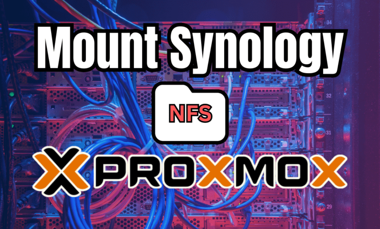 Mount synology proxmox nfs