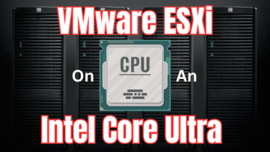 Vmware esxi on an intel core ultra cpu