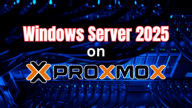 Windows server 2025 on proxmox