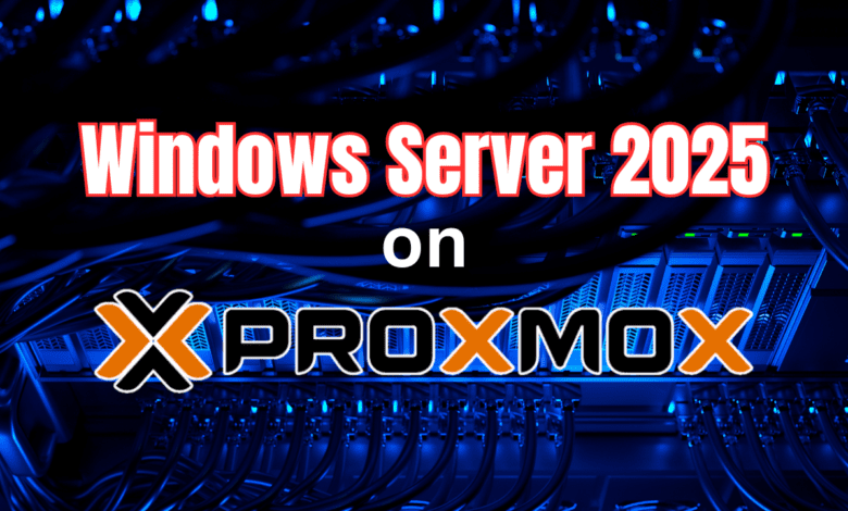 Windows server 2025 on proxmox