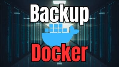 Backup docker containers volume on home server