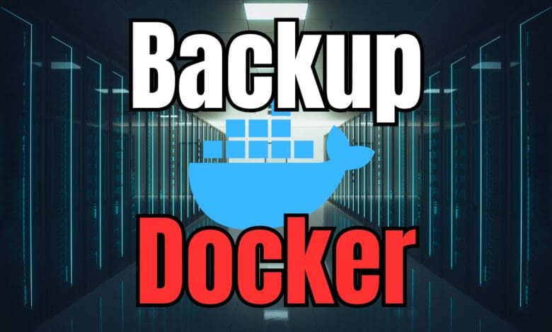 Backup docker containers volume on home server