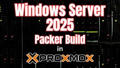 Windows server 2025 proxmox packer build