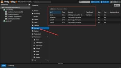 Proxmox storage configuration for beginners