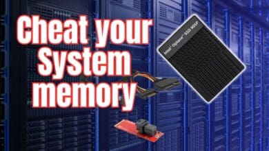 Intel optane ssd to cheat your system memory