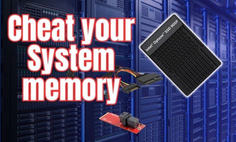 Intel optane ssd to cheat your system memory