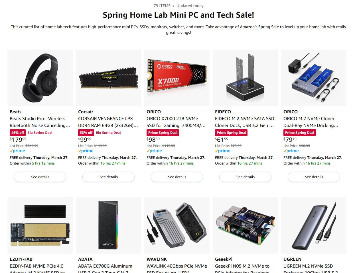 Big spring home lab sale