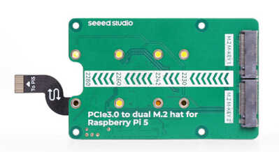 seeed studio dual M.2 HAT for raspberry pi5 3