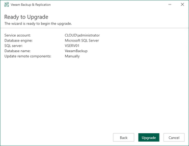 ready to upgrade to veeam backup and replication 12.3