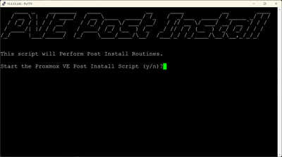 pve post install script