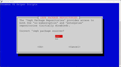 correct ceph package sources