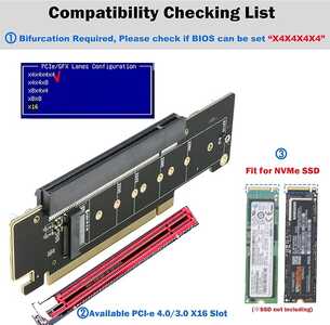 riitop dual nvme pci e adapter pcie 4.0 6